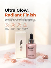Iconic London Illuminator Highlighter Drops – Ultra Glow, Radiant Liquid Highlighter