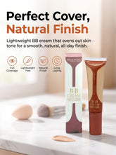 Miss Rose BB Cream Perfect Cover – Full Coverage Foundation & Skincare, 40g
