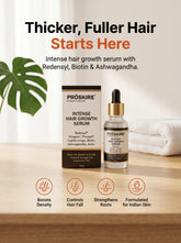 Proskire Intense Hair Growth Serum – With Redensyl, Anagain, Procapil, Biotin & Ashwagandha, 30ML